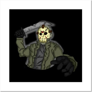 Diseño propio del gran Jason Voorhees Posters and Art